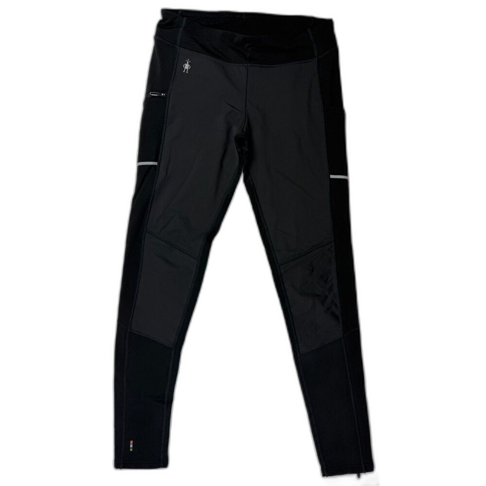 Smartwool Women's Black Merino Wool Running Tights Sz S